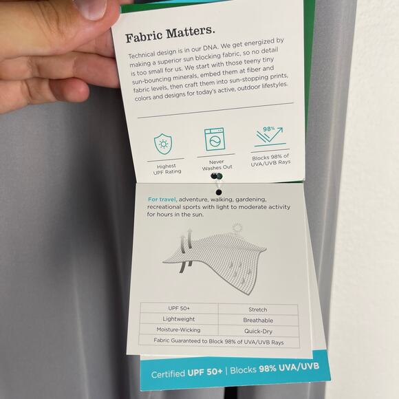 Coolibar David Leadbetter Performance Pullover Grey UPF 50+ Men's XXXL 3XL NEW - Picture 12 of 13